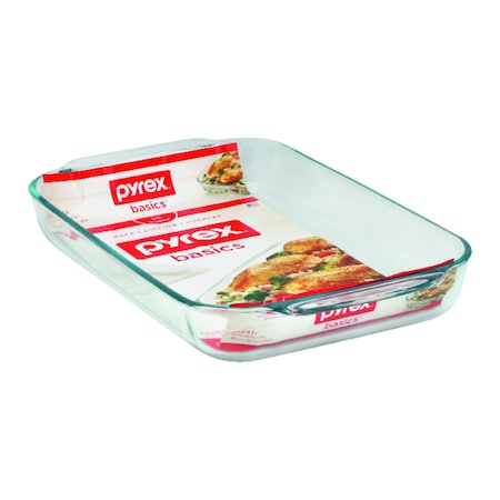 Pyrex Pyrex 10 in. W X 15 in. L Baking Dish Clear 6001040
